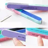 12-pack Multifunctional Professional Nail File Creative Seven-sided Printing Polishing Sandpaper Files Polishings Manicure Tool WH0573