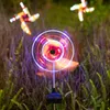 Solar Windmill Outdoor Dekoracje ogrodowe LED LAWN Light Waterproof Lamp