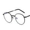 Lunettes de soleil de mode Frames Anti-Blue Light Eyeglass Metal Fames Round Femmes Vintage Optics Glasse Men Myopie Computer Oeil 2022Fashion