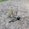Trophy metal pipe 60mm zinc alloy snuff pipe portable and washable