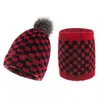 Neue Mode Frauen Strick H￼te Schal Set Winterw￤rmer Pom Pom B￤lle M￼tze