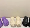 i sandali delle donne del progettista di marca delle pantofole sono morbidi alla moda fuori design Sandali con plateau cavi da donna realizzati con materiali trasparenti sexy bella spiaggia soleggiata N1ZU #