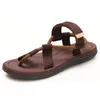 Flops flip slip lägenheter på sandaler tofflor glider män sandalias hombre gladiator casual rep manlig sommar romerska strandskor och pers 409