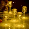 newst Party Supplies Transparent acrylic Atmosphere small night lamp Modern simple bedroom bedside mini LED light small desk