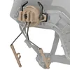 Accessori tattici Accessori per guidare veloce Casco Helmet Headset Adapter Set Set 360 Rotazione Sospensione Bracket Accessorio da caccia