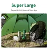 NatureHike Camping Tält Opalus Tunnel 24 Personer 4 säsonger Tält Ultralight Waterproof 15D20D210T Tyg Turisttält med Mat H5083800