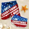 Couple Matching I Am Everything Personalized Shorts 3D Printed Casual Shorts Men Women for Couple Outfit Beach Shorts W220617