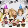 Other Festive & Party Supplies 12Pcs Halloween Cupcake Wrapper Pumpkin Ghost Witch Cake Decoration Decorations For Home KId GiftsOther