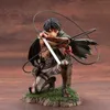 Figurine de dessin animé attaque sur Titan Levi, 18cm, Collection en PVC, modèle de jouets, figurines d'action Rival Ackerman, Statue cadeaux pour garçons