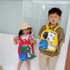 الكرتون قماش الأطفال مدرسية الظهر الأطفال حقائب رياض الأطفال الحيوان الزرافة أطفال الحقائب المدرسية للفتيات الأولاد المدرسية 220323