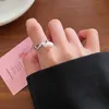 Authentic 925 Sterling Silver Irregular Open Size Ring For Women Natural Freshwater Pearl Tassel Rings Wedding Party Gifts