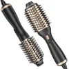 Brush de ar quente de 1200 W Um passo de cabelo e volumizador para alisando o escova de íons negativos de salão de curling