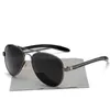 luxe designer zonnebril voor mannen dames vierkante half frame piloot zonnebril klassieke mode brillen hoogwaardige lunettes de soleil pour 2920