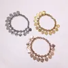 매력 팔찌 패션 티타늄 스틸 하트 매달려 팔찌 T 편지 14 여성을위한 원유 파티 JewelryCharm BraceletsCharm Inte22