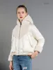 Women's Jackets Obrix Fashion Female Duck Down Filler Jacket Hooded Shortened Casual Style Streetwear Outerwear For Women