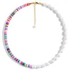 colorful chain necklace