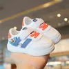2021 Baby Pu Sneakers Boys Girls Fashion Soft Sole Sole Non-Slip Disual Shoes Baby Toddler Shoes Baby Autumn Single Shoes 16-26 G220517