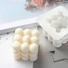 615 Cavità Mini Cubo 3D Cottura Mousse Torta Stampo Silicone Piazza Bubble Dessert Stampi Cucina Bakeware Candela Stampo in gesso 220629