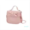 Sacs d'école Mode Enfants Enfants Filles Bowknot Sac À Bandoulière Bandoulière Sling Pu Portefeuille En Cuir Sacs À Main Messenger