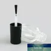 500pcs pequeno 3ml 4ml recarregável vazio de vidro quadrado esmalte garrafa com tampão de escova preta recipiente de arte prego