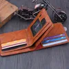 Men's Personalized Creative Wallet Magnetic Buckle Short Wallet 220712