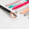 Creative Big Diamond Ballpo Ballpo Pen personalizada Promoção Presente Pen Metal Pen Stationery Nome de letras de atacado 220712