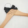 Custom Wedding Dress Hanger Personalized Wedding Hanger Personalised Bridal Hanger Engraved Names and Date Bridal Shower Gifts 220608