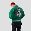 Angels Patroon Borduren Varsity Jacket Heren HipHop High Street Man Vrouw Unisex Losse Bomberjack Herfst Retro Honkbal Uniform T220816