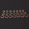 Hoop Huggie 1pc 6mm/8mm/10mm Multicolor CZ Brincho de cartilagem simples Tragus Daith Conch Rook Snug Ear Piercing Jewelryhoop huggiehoop dale2