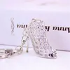 Keychains Creative High Heel Shoes Keychain Woman Bags Key Ring Purse Jewelry Fashion Trinets Chain Charms Keyholder Fier22