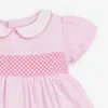 Little maven Elegant Lovely Baby Girls Summer Dress for New Year 2022 Cotton Children Casual Clothes Pink for Kids 2-7 year G220518