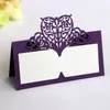 Wedding Invitations 50pcs Laser Cut Butterfly Table Name Place Cards Favor Message Setting Card Party Favor Decoration