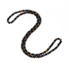 Correntes Hematita Obsidian Tiger Eye Beads Colares Homens Moda Tripla Proteção Mulheres Para Saúde Magnética JewelryChains240C