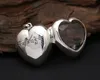 Collane con ciondolo a forma di cuore in argento sterling 925, regali di accessori di gioielli di lusso hip-hop punk gotico antico fatto a mano europeo americano