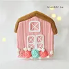 Andere feestelijke feestartikelen Happy Farm Pink Pink Tree Cake Toppers For Kid's Birthday Children's Day Baby Lovely Giftsother