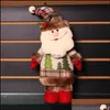 Dekoracje świąteczne świąteczne impreza dostarcza domowe ogród Święty Mikołaj Snowman Dolls Navidad Figurine na Nowy Rok Enfeites de Natal Merry D.