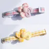 Dog Collars & Leashes Cute Plaid Flower Collar Adjustable Cat Necklace Silent Safety Buckle Pet For Traction SuppliesDog