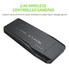 M8 Lettore di gioco portatile MAME FC GB MD SFC Console di gioco retrò 10000 incorporata con controller wireless Adesivi per videogiochi