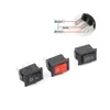 Switch Pin10X15mm KCD11Mini SPST 2/3 Position Snap-in Boat Rocker Power Switches ON-ON/ON-OFF-ON 3A/250V Push Button SwitchSwitch