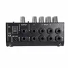 8 Channel Digital Mixing Console Karaoke Player Universal Mixer Console Mono/Stereo Microphone Adjusting Panel US plug