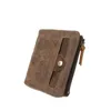 Wallets Men's Canvas Cotton Purse Short Zipper Around Student Mini Wallet Hand Bag Zip Coin Pocket Card HoldersWallets