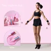 Kablosuz atlama sünger sapı uzunluk ayarlanabilir kilo kaybı yağ yakma fitness spor kızlar ev kapalı atlama ipi