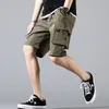 EAEOVNI Summer Fashion Cargo Shorts Men Harajuku Streetwear Joggers Hip Hop Mens Multi Pocket Beach 220715