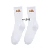 2021 palms Brokeback bear tide brand socks little bear embroidered hip hop medium tube socks lovely stockings