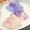 Moda nuovo cappello da pescatore in peluche per donna Ragazza Rainbow Tie Dye Soft Warm Fishman Cap Winter Lady Gifts Colors