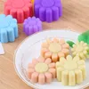 3D Flowers Shaped Jelly Mould Silicone Sunflower Mousse Cake Pudding Fondant Chocolate Molds Kitchen Tools