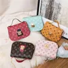 10PCS/DHL PU Leather Handbag Girls Desingers Chain Bag Saddle bags Crossbody Fanny Pack Flip Purses Tik Tok Style Designers Tote Mini