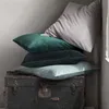 枕ケーススーパーソフトクッションカバーソファリビングルームのためのベルベット枕Housse de Coussin 45 45装飾枕北欧の家の装飾220623