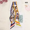 Nouveau rétro bandeau de cheveux émulation foulard en soie bras sac poignée petit ruban mince bande étroite écharpe pour femmes Whole8866076