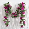 Konstgjorda blommor Fake Rose Vine Flower Hanging Roses For Home Hotel Office Wedding Party Decoration